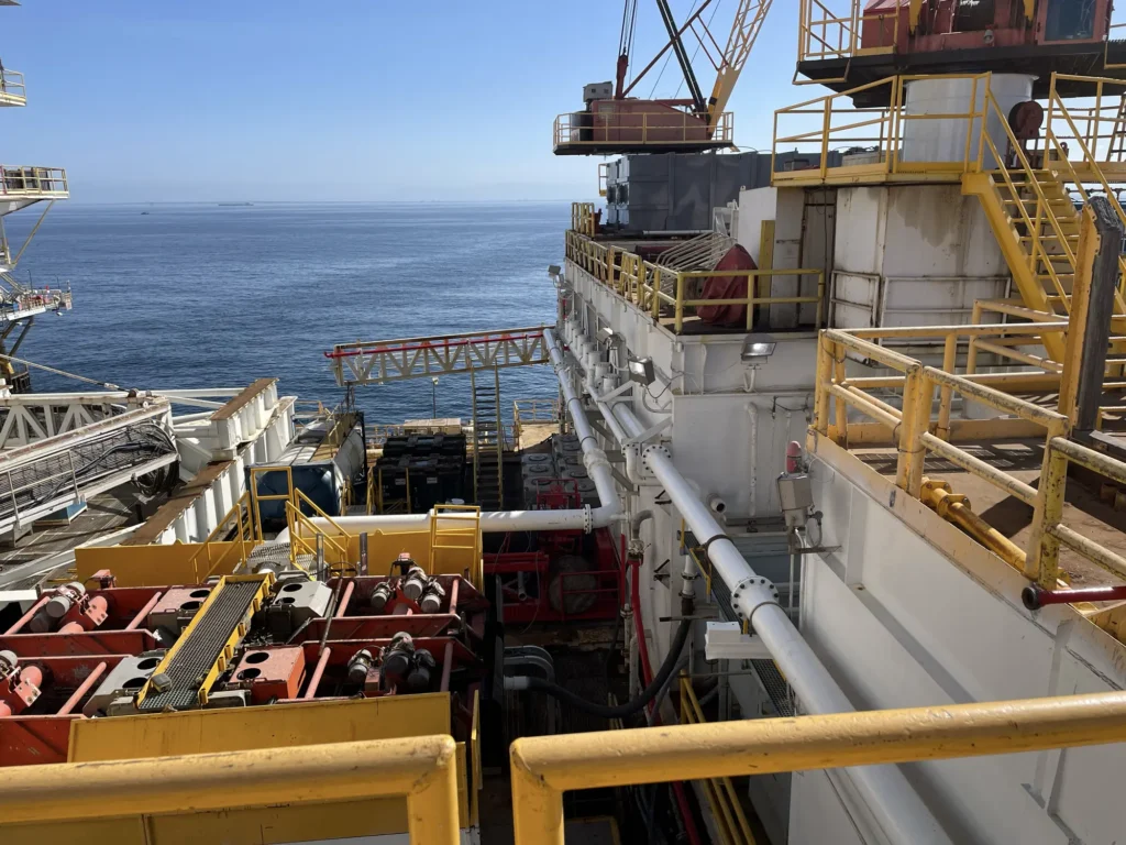 total-western beta offshore project - Platform View from Top #2